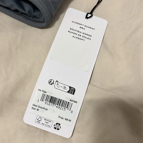Alosoft Sunray Bra Steel Grey/Grey - Picture 5 of 6